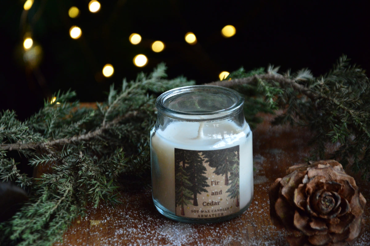 Fir & Cedar Cookie Jar Candle Armatuer