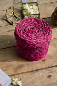 Birds of a feather terracotta candles in a basket | Sustainable Gifts | Pink Basket