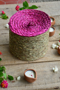 Basket of Terracotta Tealight Candles