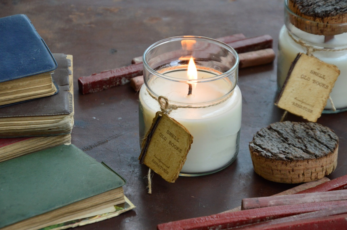 Smell Old Books Candle | Bark Lid