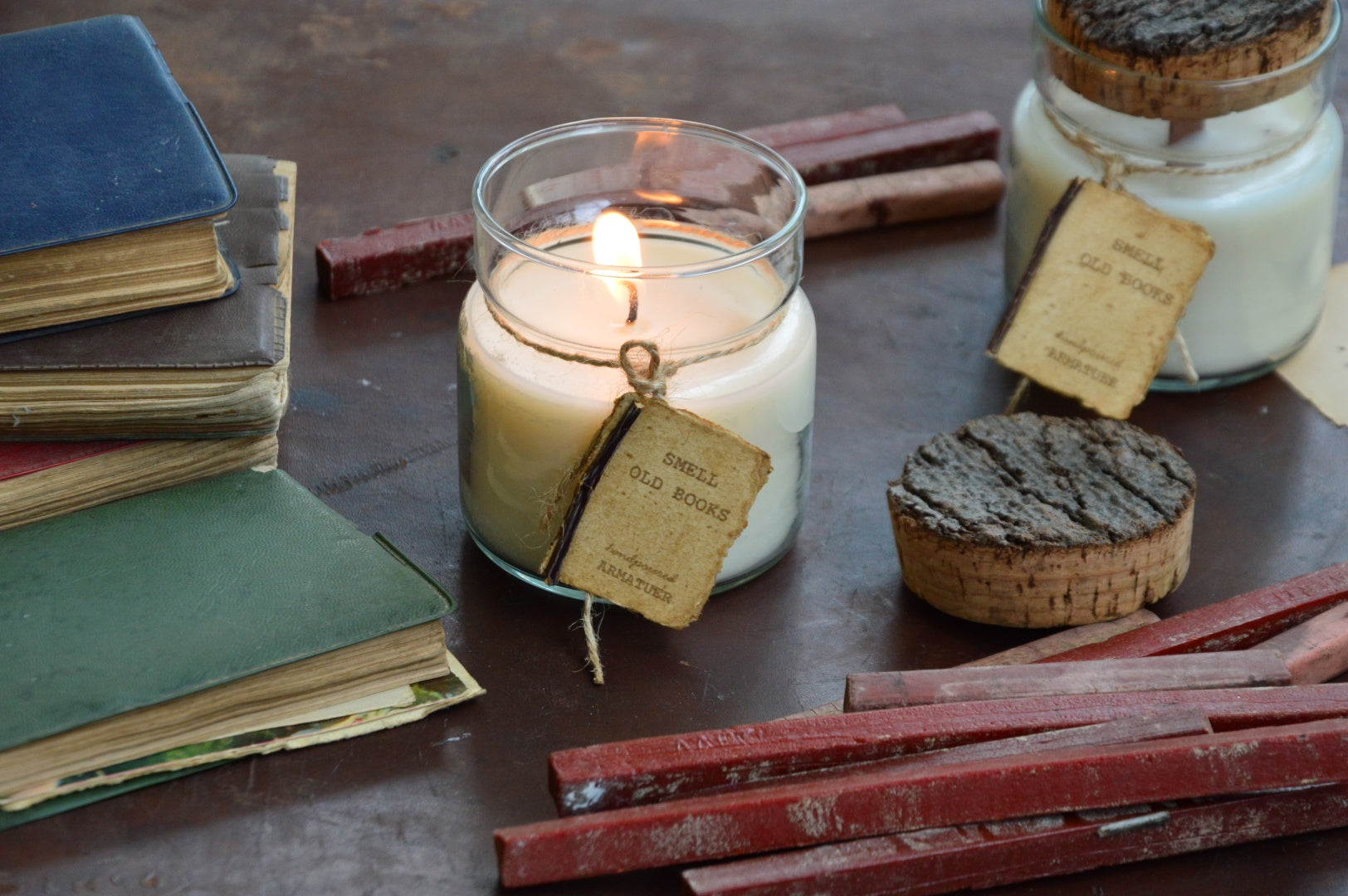 Smell Old Books Candle | Bark Lid