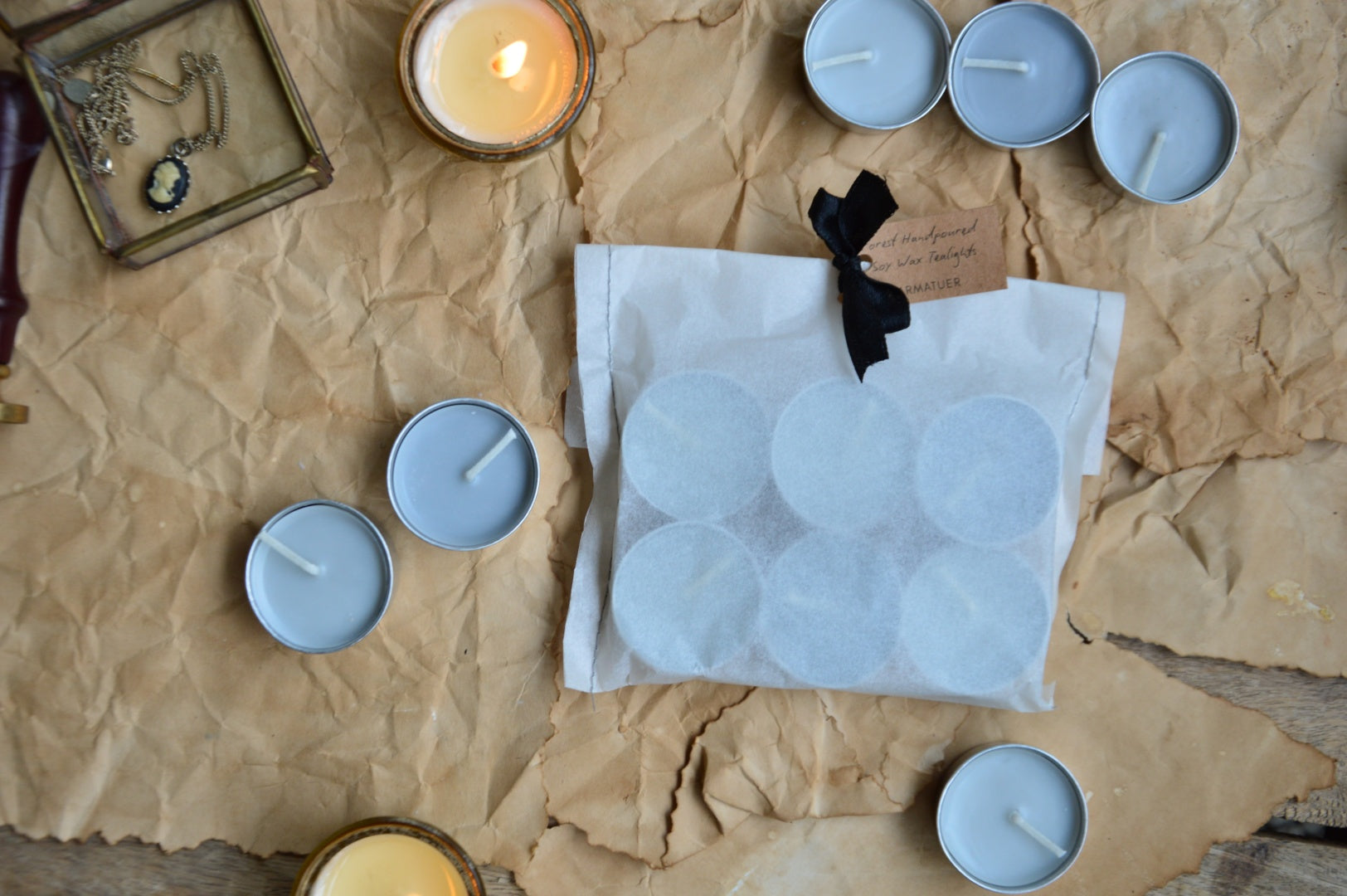 Forest Soy Wax Tealight Candles