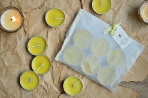 Beeswax Tealight Candles