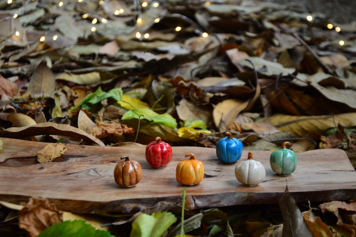Miniature Ceramic Pumpkin Magnets | Pick Any 2