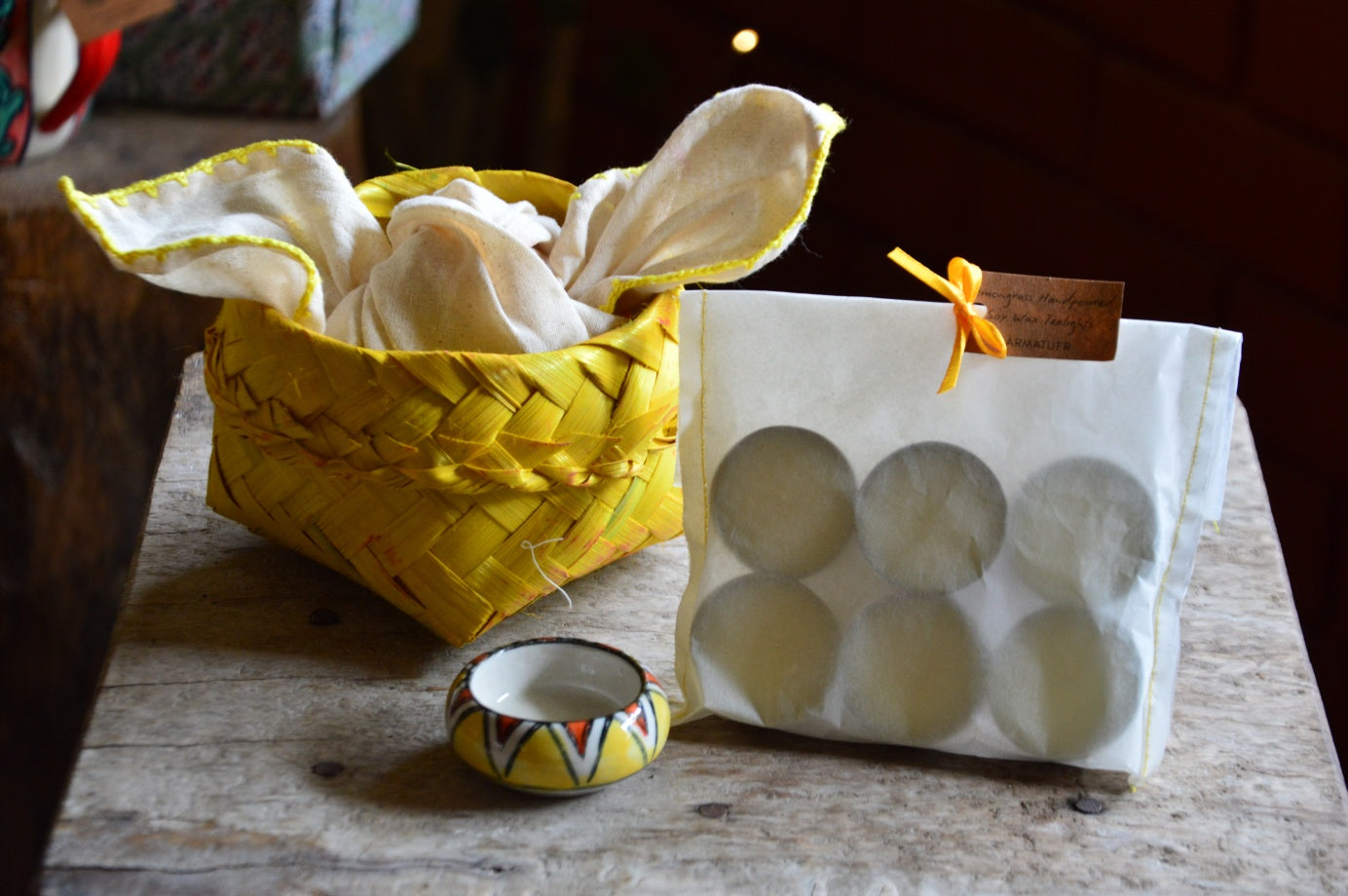 Tealight Gift Basket