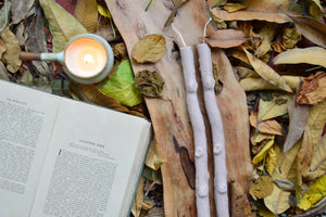Branch Candle for Autumn Tablescape