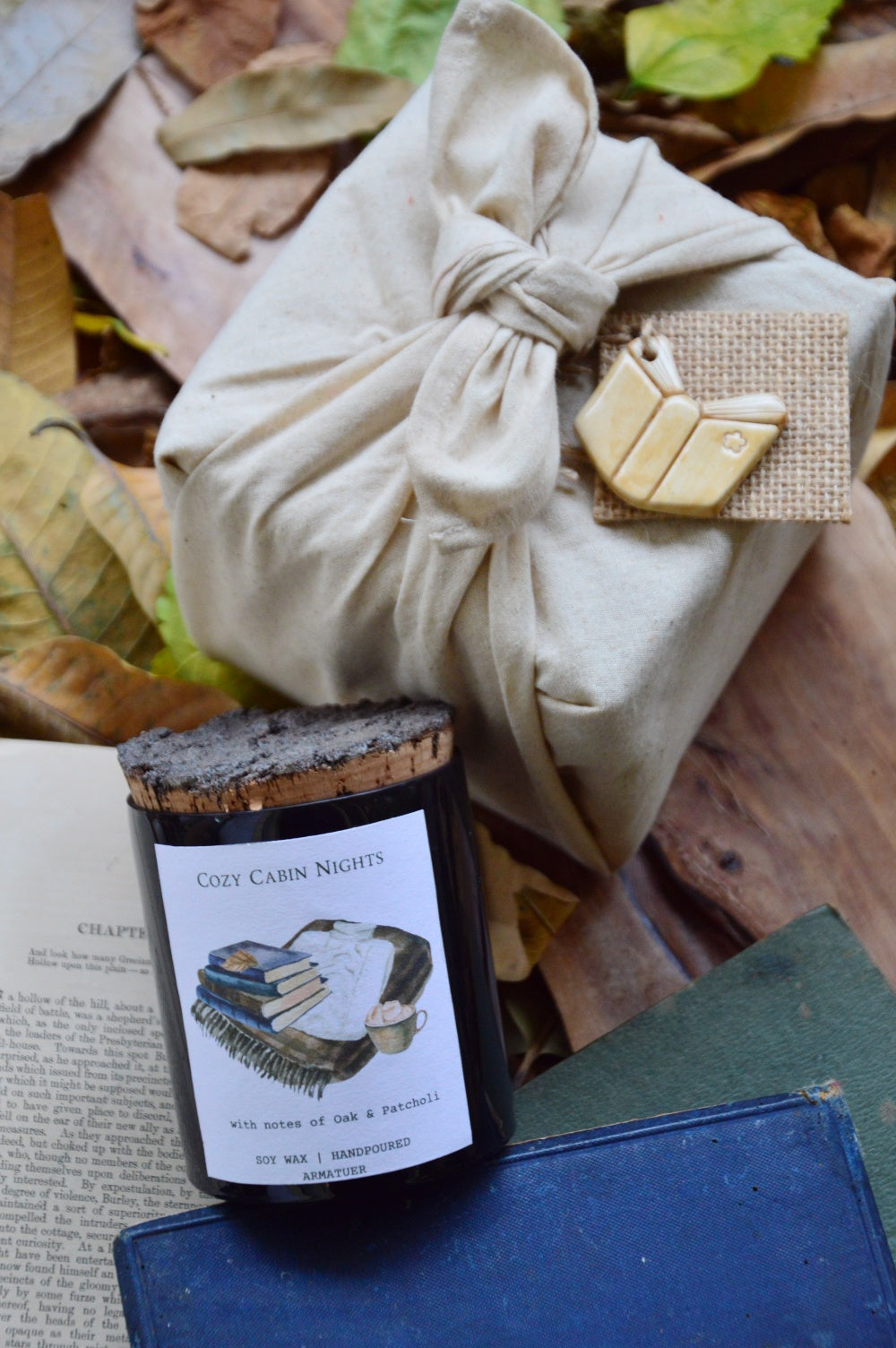Cozy Cabin Nights Furoshiki Gift