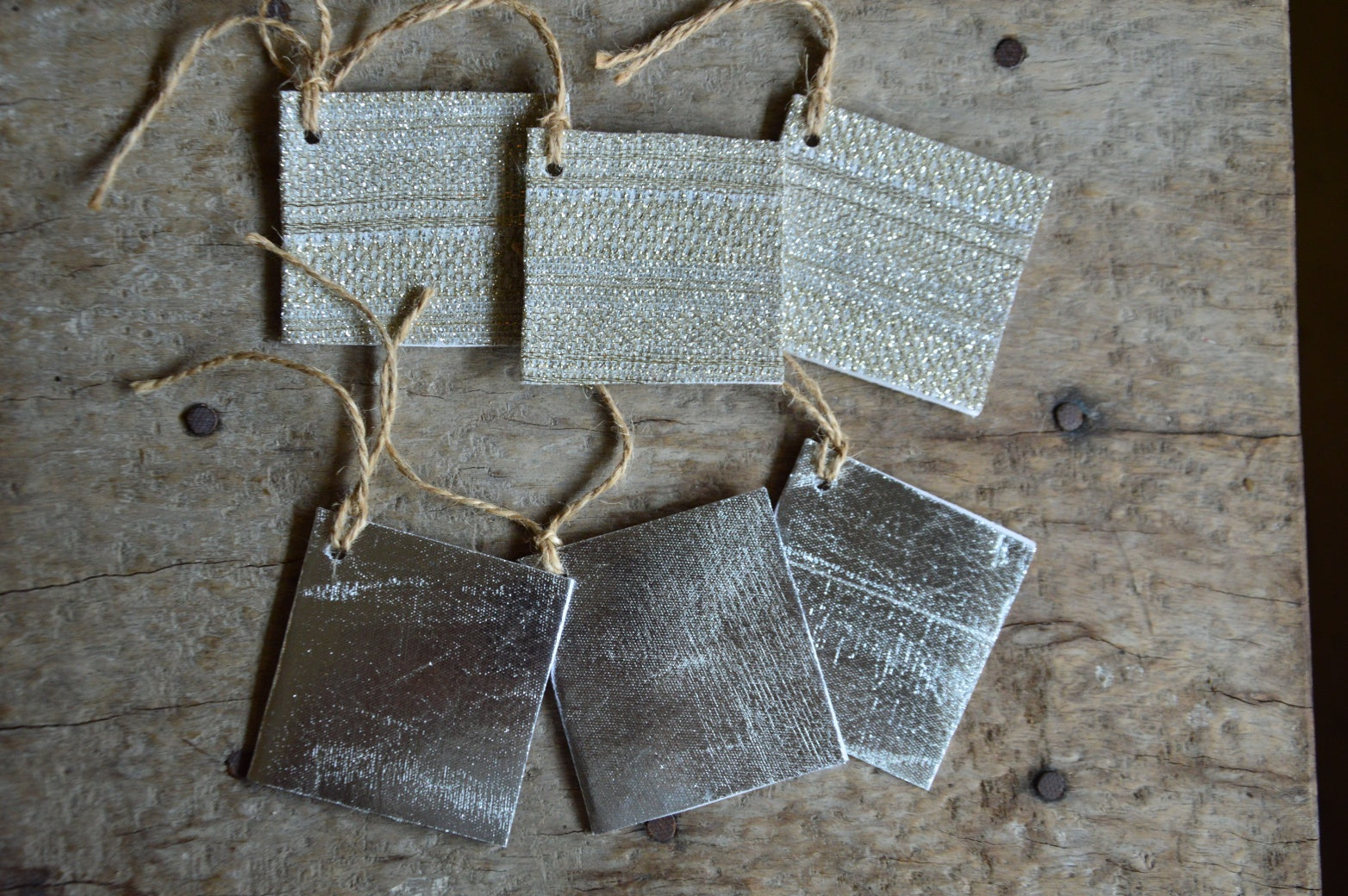Silver Gift Tags | Pack of 6