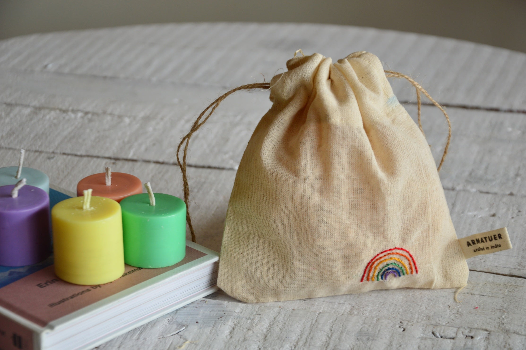 Rainbow T-lights | Bag of 7