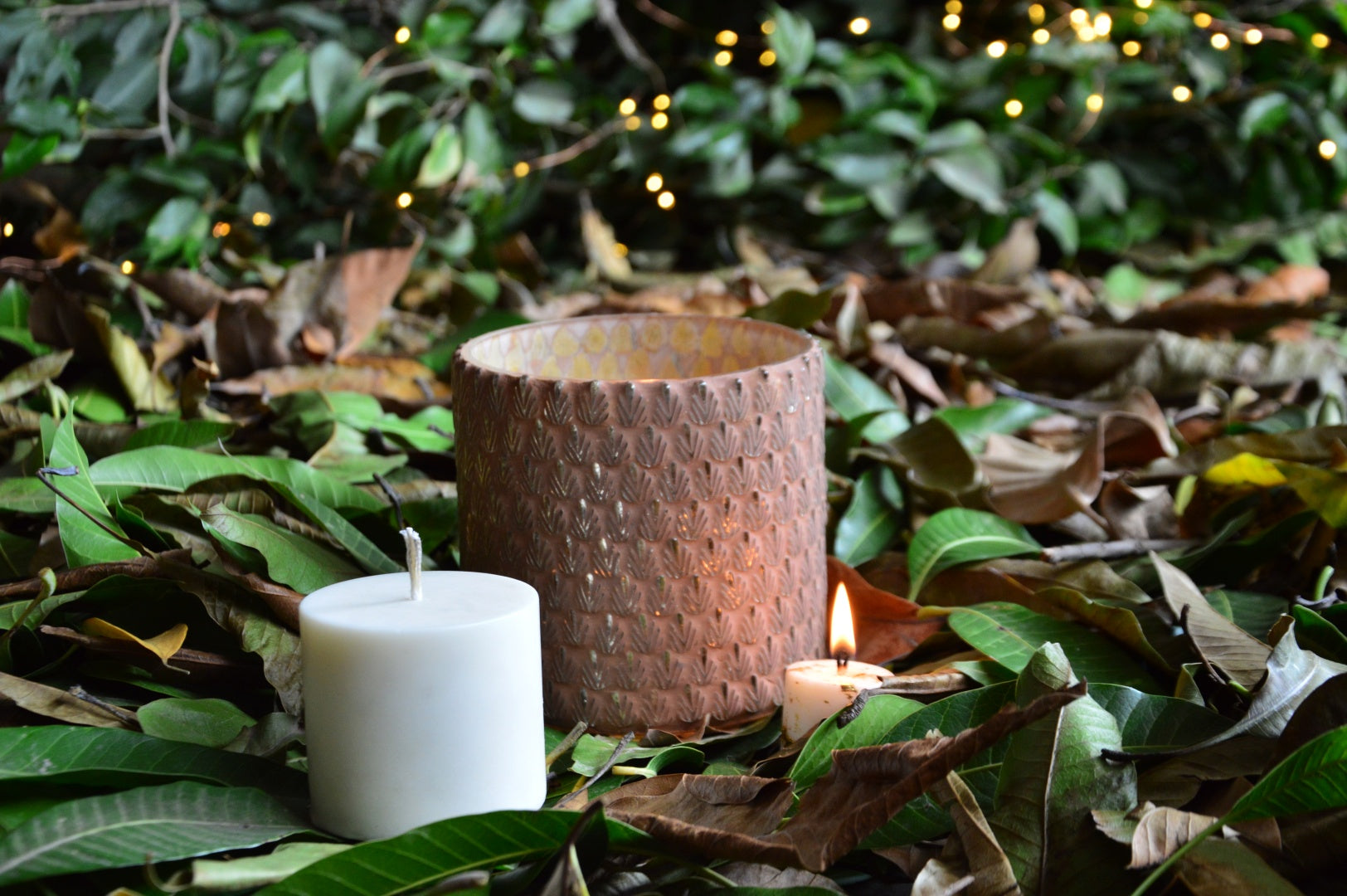 Days of Autumn Candle Holder