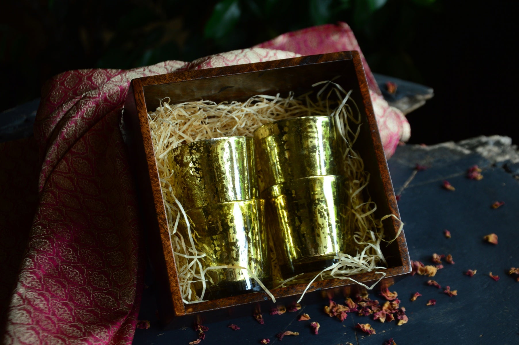 Gold Luminaries Furoshiki Gift Set