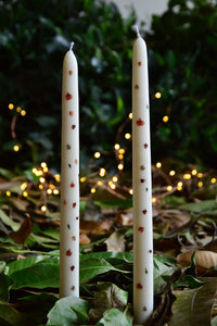 Days of Autumn Handpainted Tapers | 12 inch
