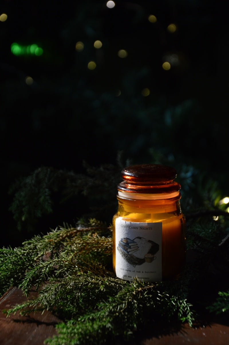 Cozy Cabin Nights Velvet Sequin Furoshiki Gift