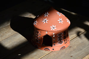Traditional Home Terracotta Candle Holder
