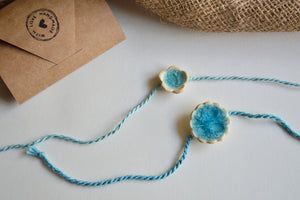 Glass Flower | Magnetic Rakhi Large