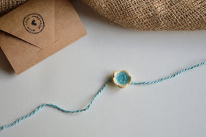 Glass Flower | Magnetic Rakhi Small