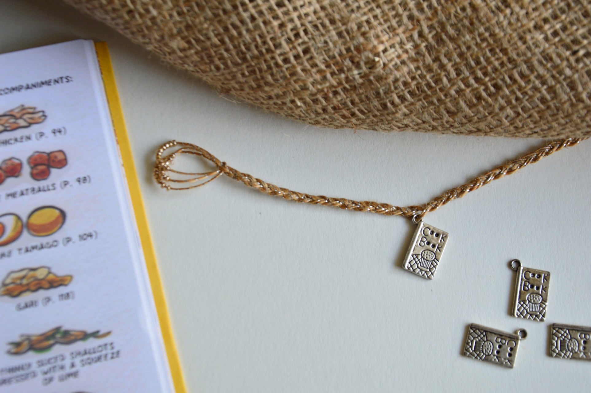 Cook Book Charm Rakhi
