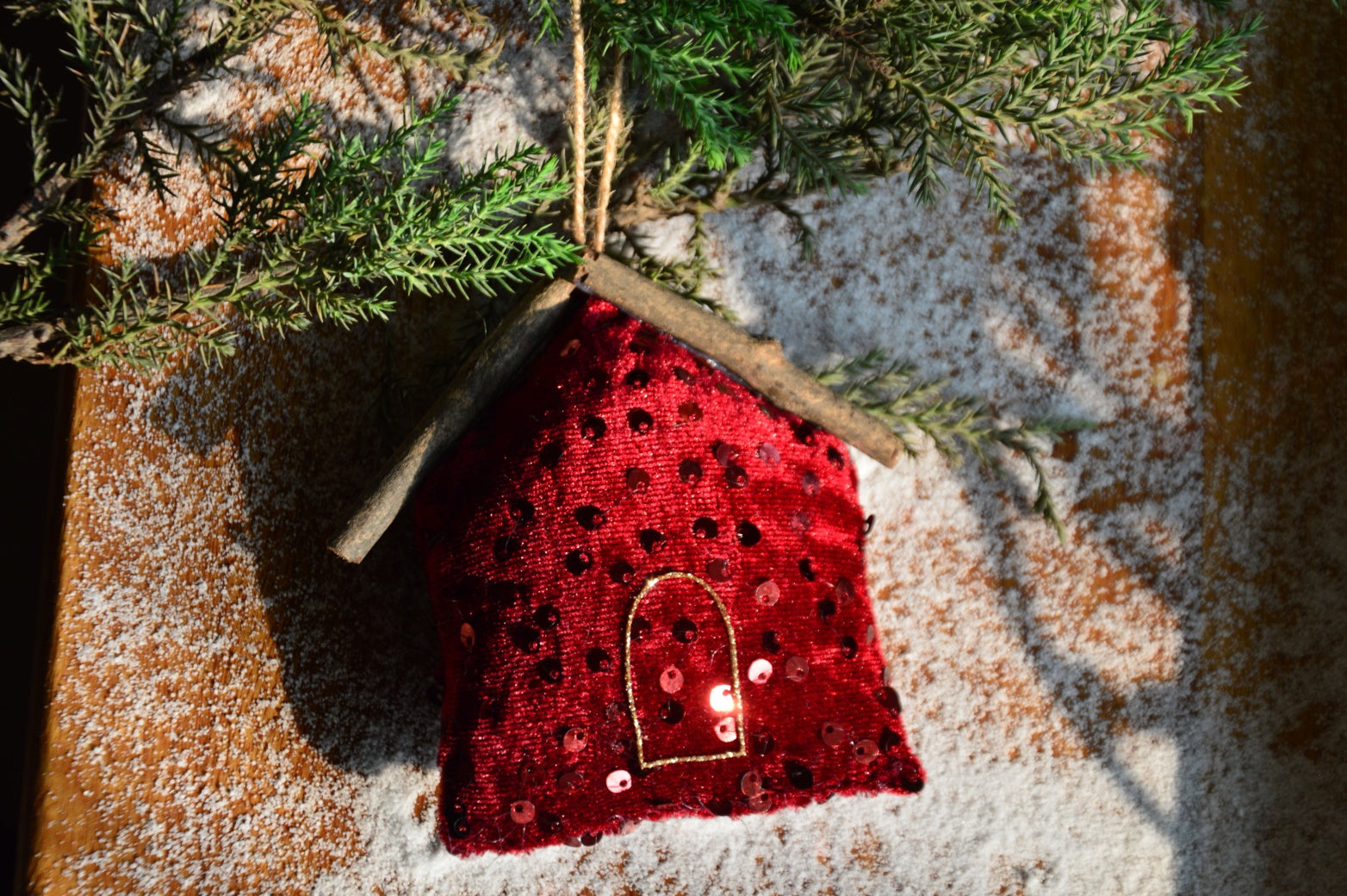 Fragrant Plush Cottage Ornament | Holiday Cottage