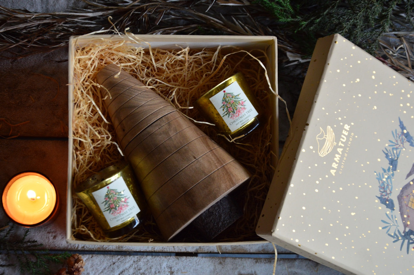 Wooden Christmas Tree | Christmas Tree Gift Box
