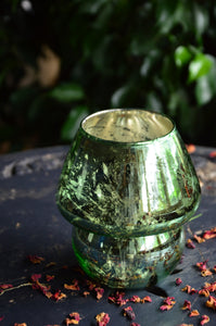 Antique Green Candle Lamp