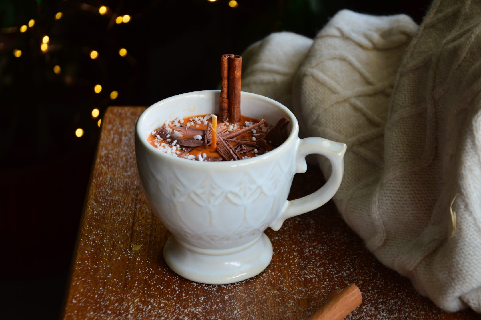 Hot Cocoa | In a chalice ceramic cup