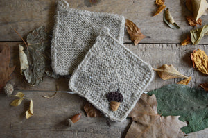 Acorn Woollen Coasters