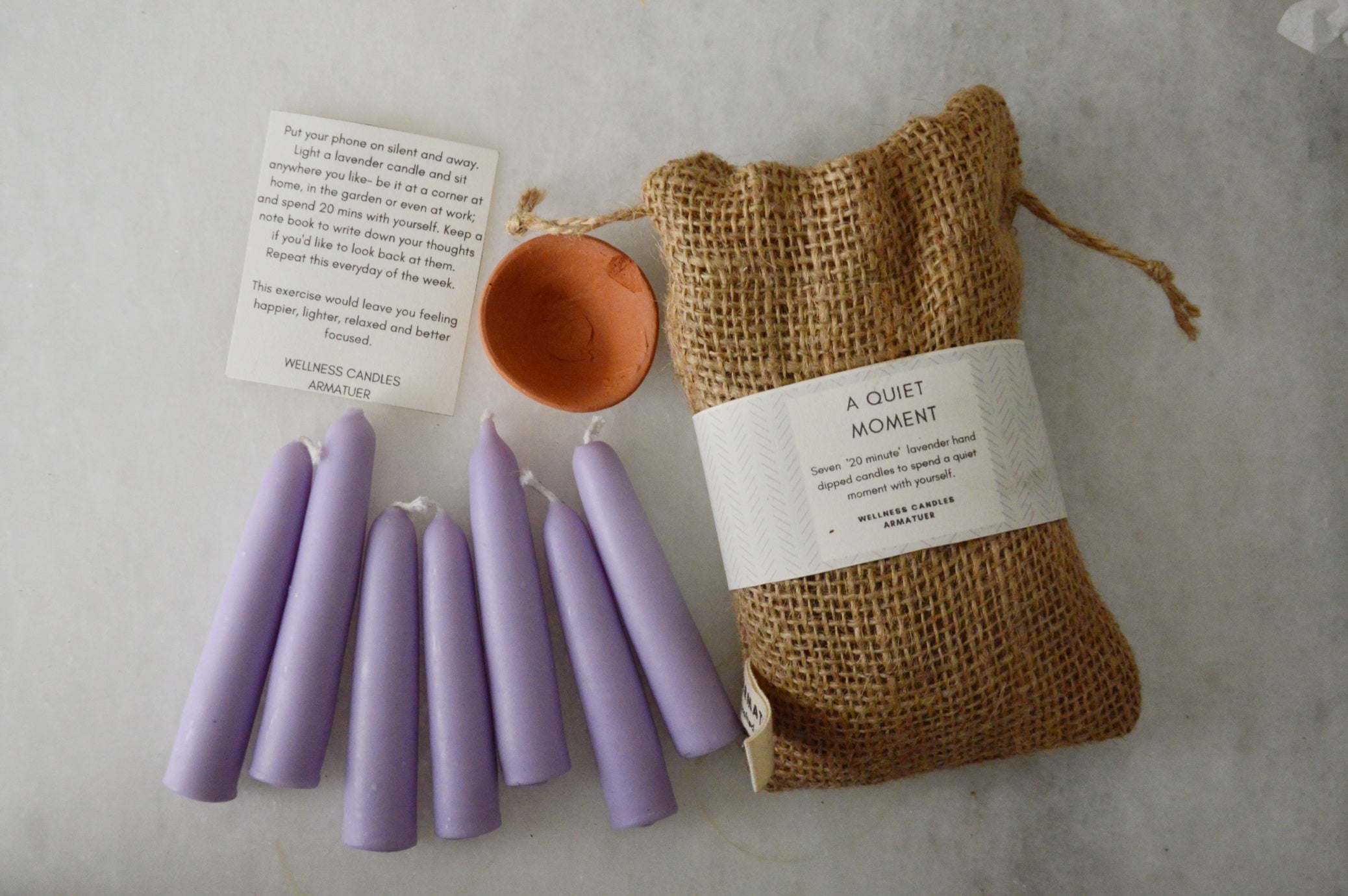 Lavender Quiet Moment Bags