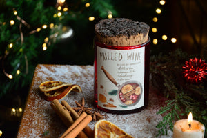 Mulled Wine | Woodwick Container Candle with a Bark Lid | Winter Edition