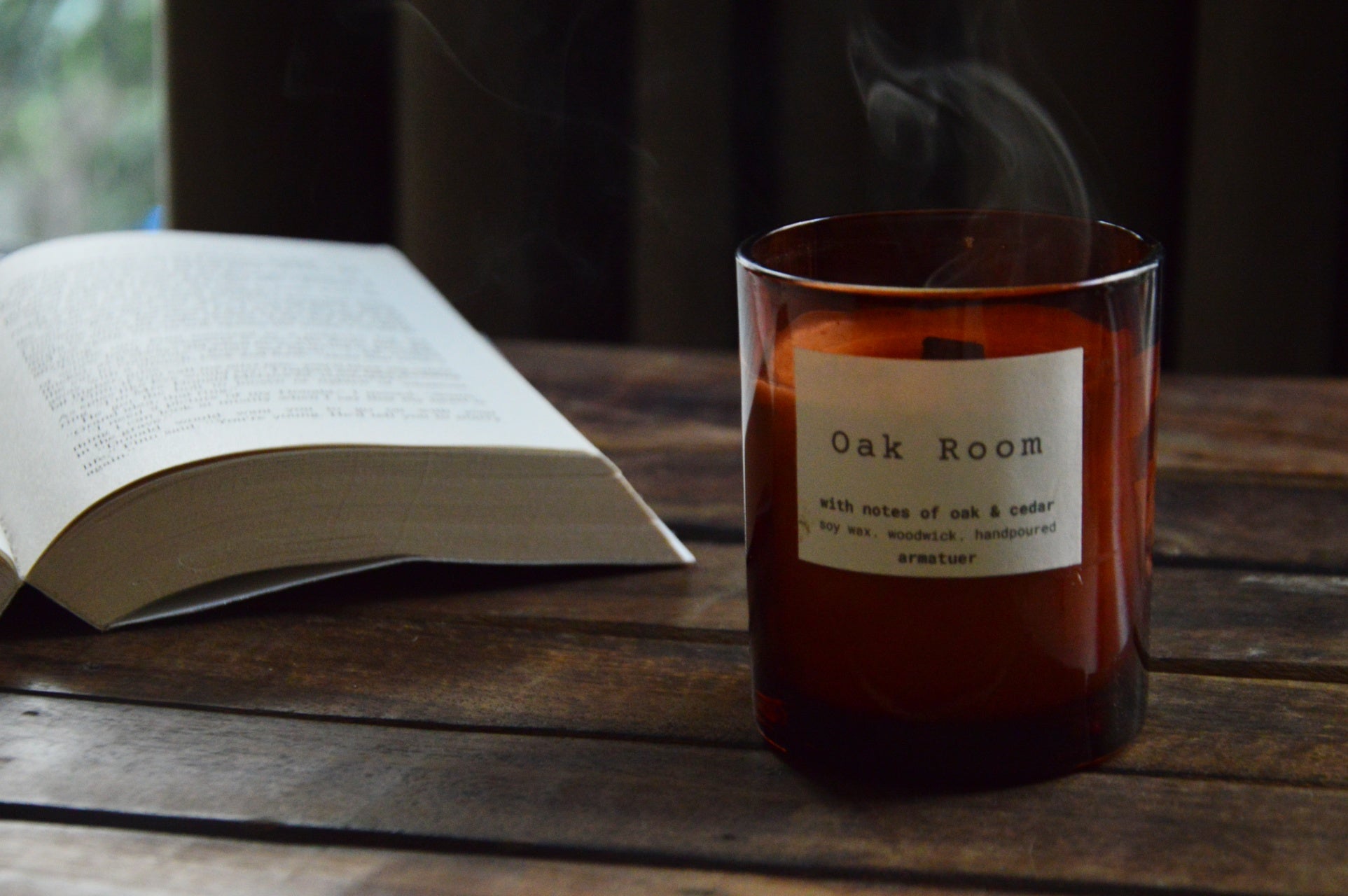 Oak Room Woodwick Candle