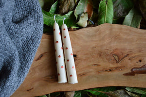 Hand Painted Hand Dipped Candles | Pumpkin Patch