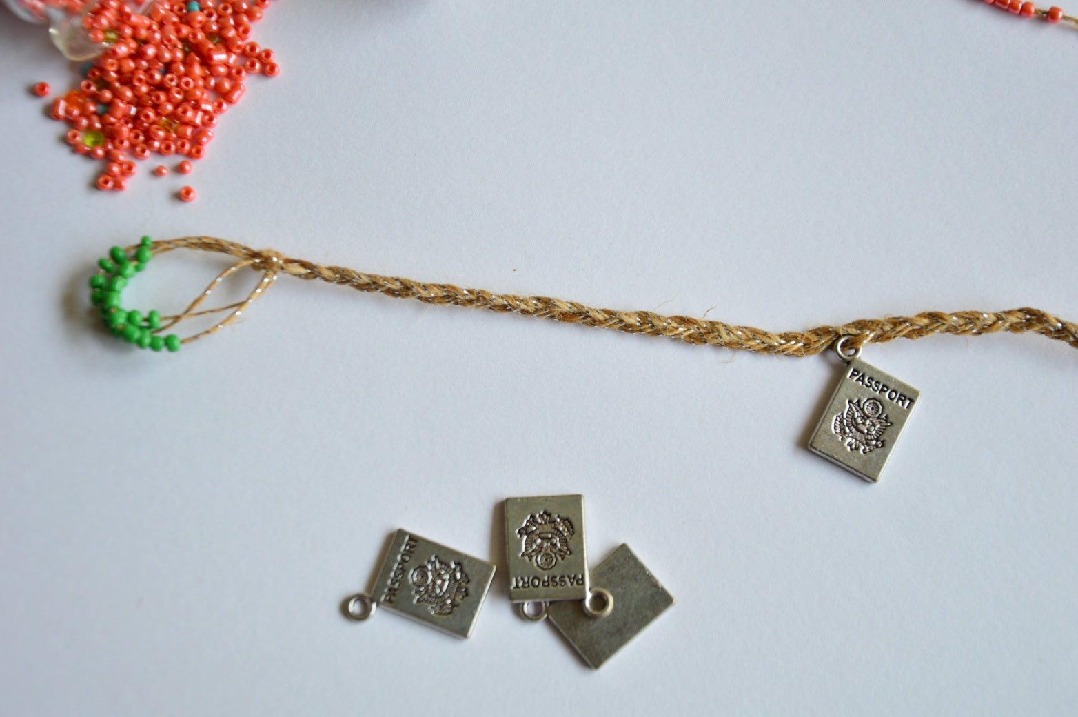 Passport Charm Rakhi