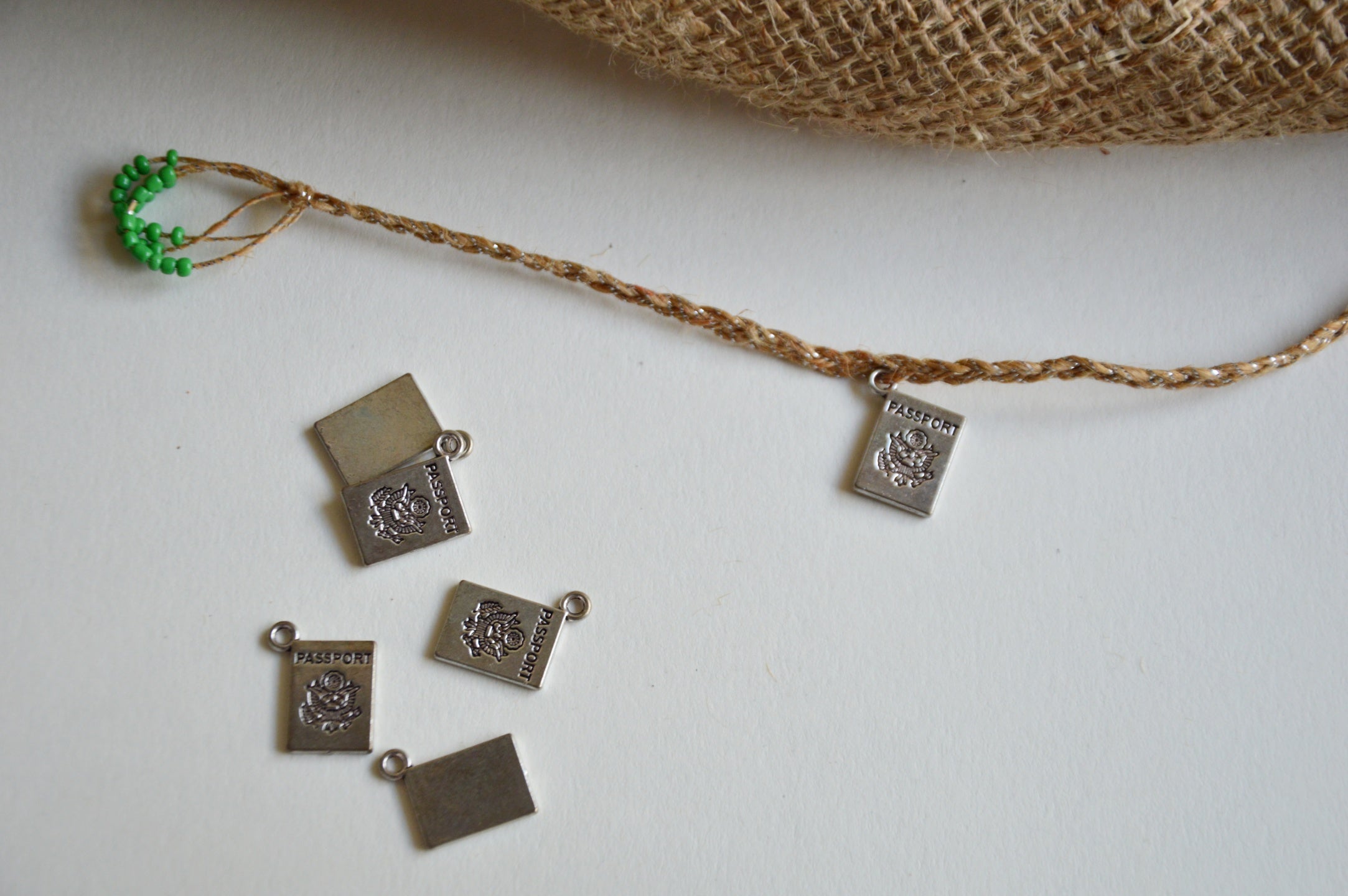 Passport Charm Rakhi