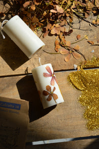 Pressed Flower Pillar