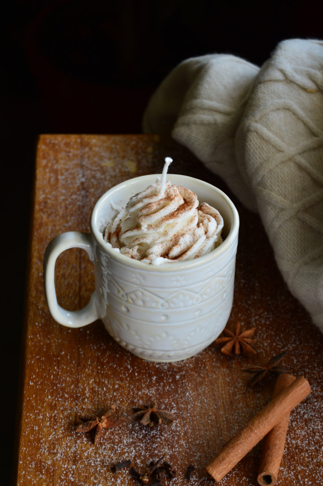 Pumpkin Spice Latte | In a ceramic cup