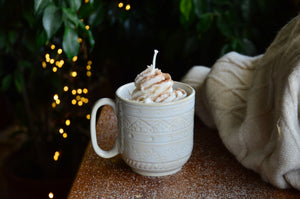 Pumpkin Spice Latte | In a ceramic cup