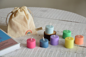 Rainbow T-lights | Bag of 7