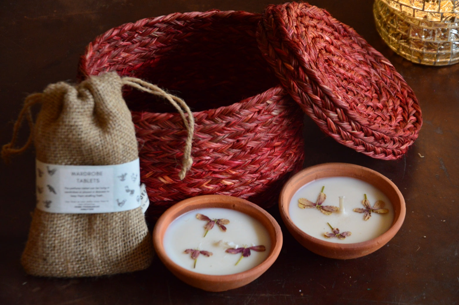Red Gift Basket