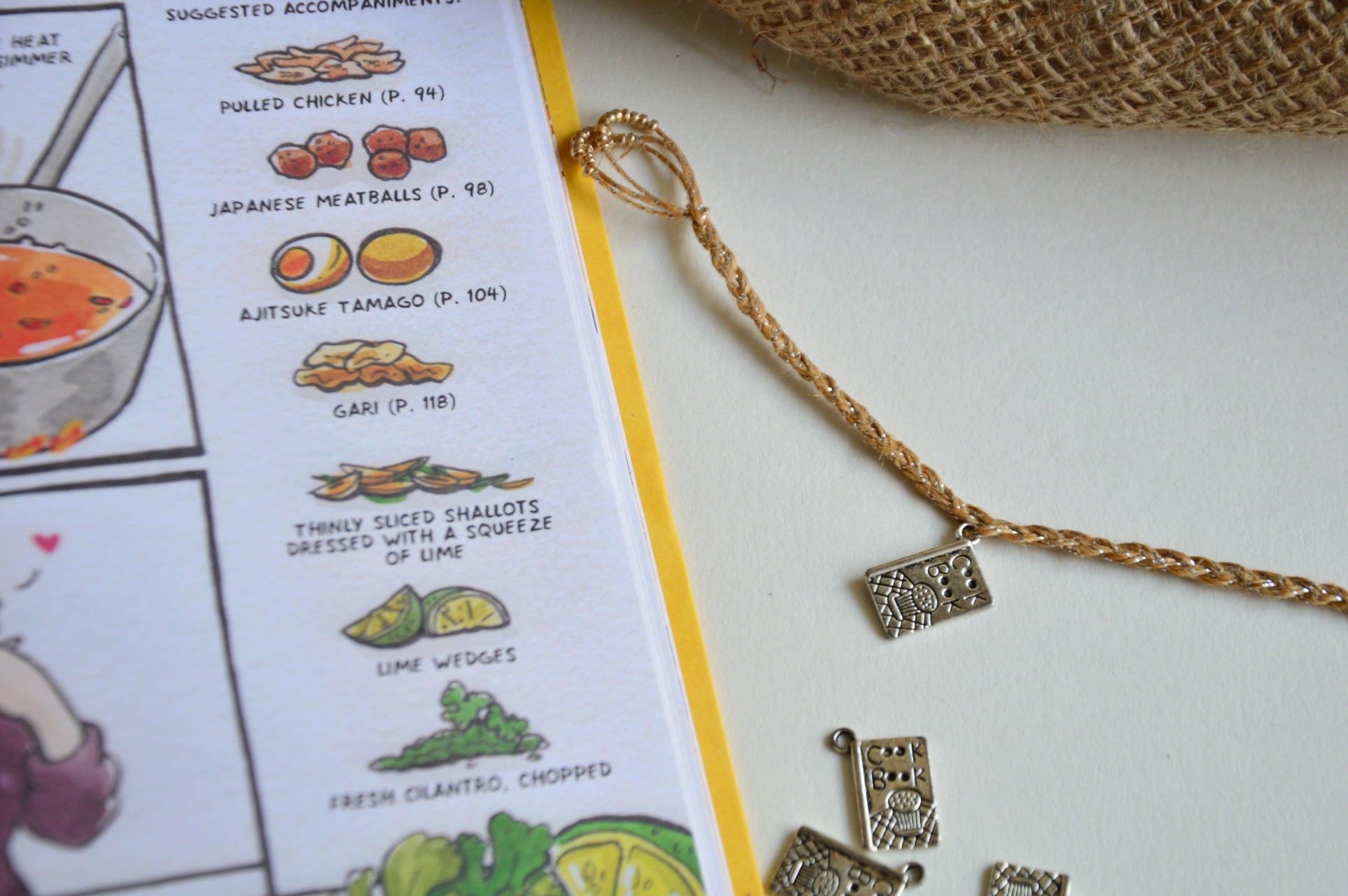 Cook Book Charm Rakhi