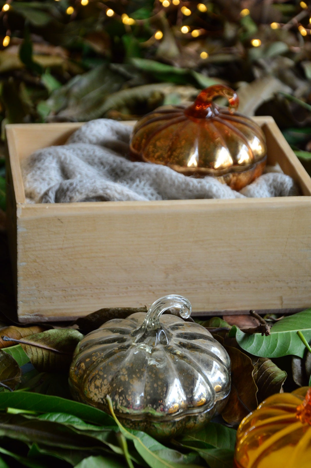 Harvest Spice Vintage Silver Pumpkin Candle | Vanilla Bean