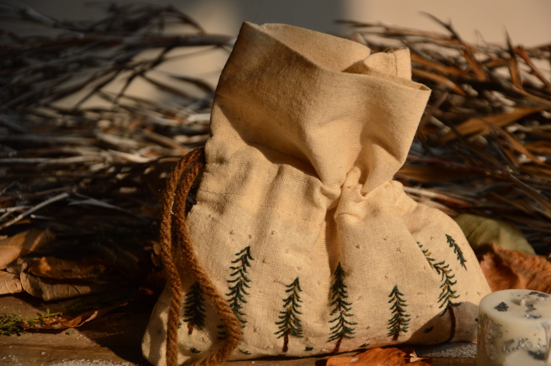 Winter Morning Snowfall Gift Bag