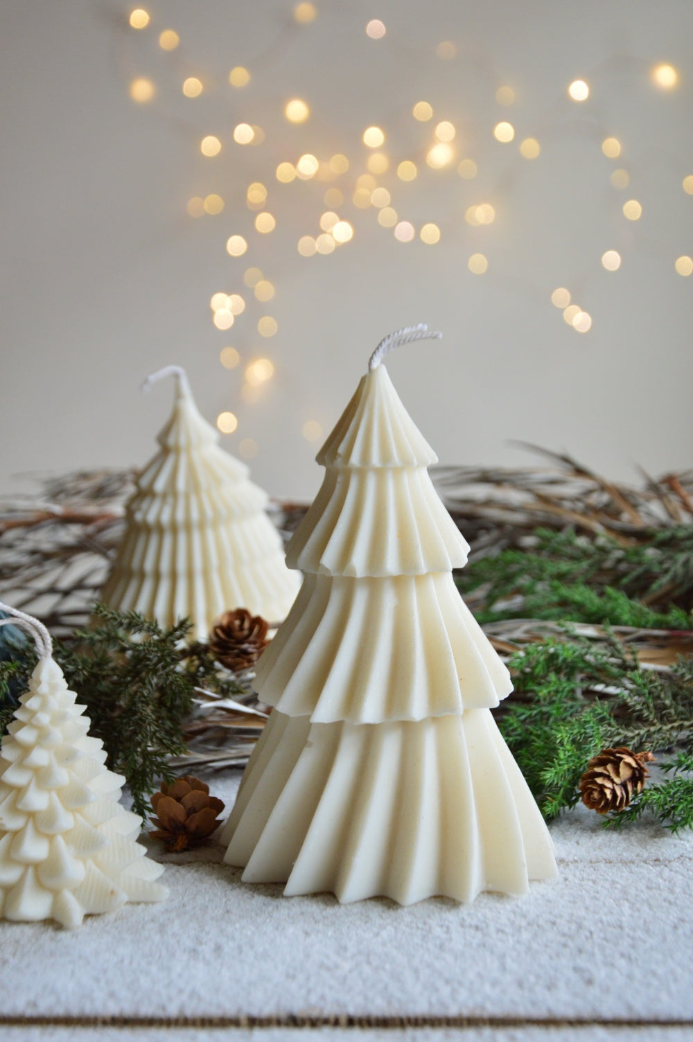 Large Snow Fir Tree | White | L1