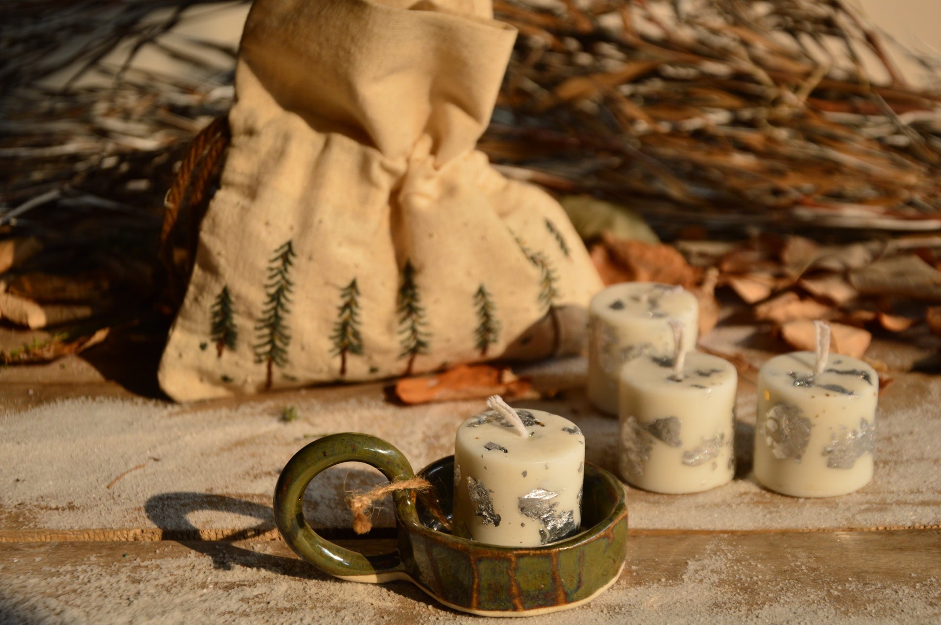 Winter Morning Snowfall Gift Bag