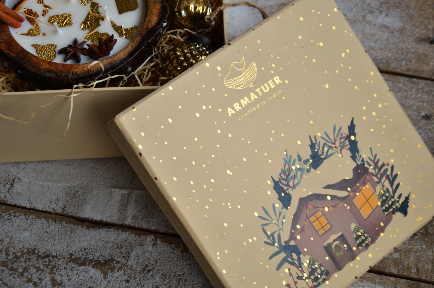 Golden Shimmer Gift Box