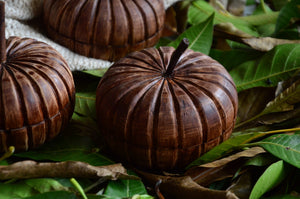 Rustic Wooden Pumpkin Candle | Days of Autumn