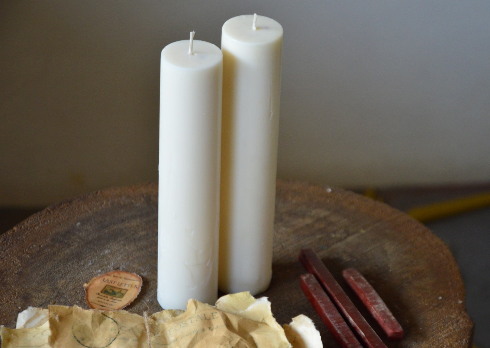 Last Letter Pillars | Set of Two