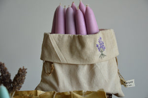 Lavender Bouquet | Tapered Hand Dipped Candles