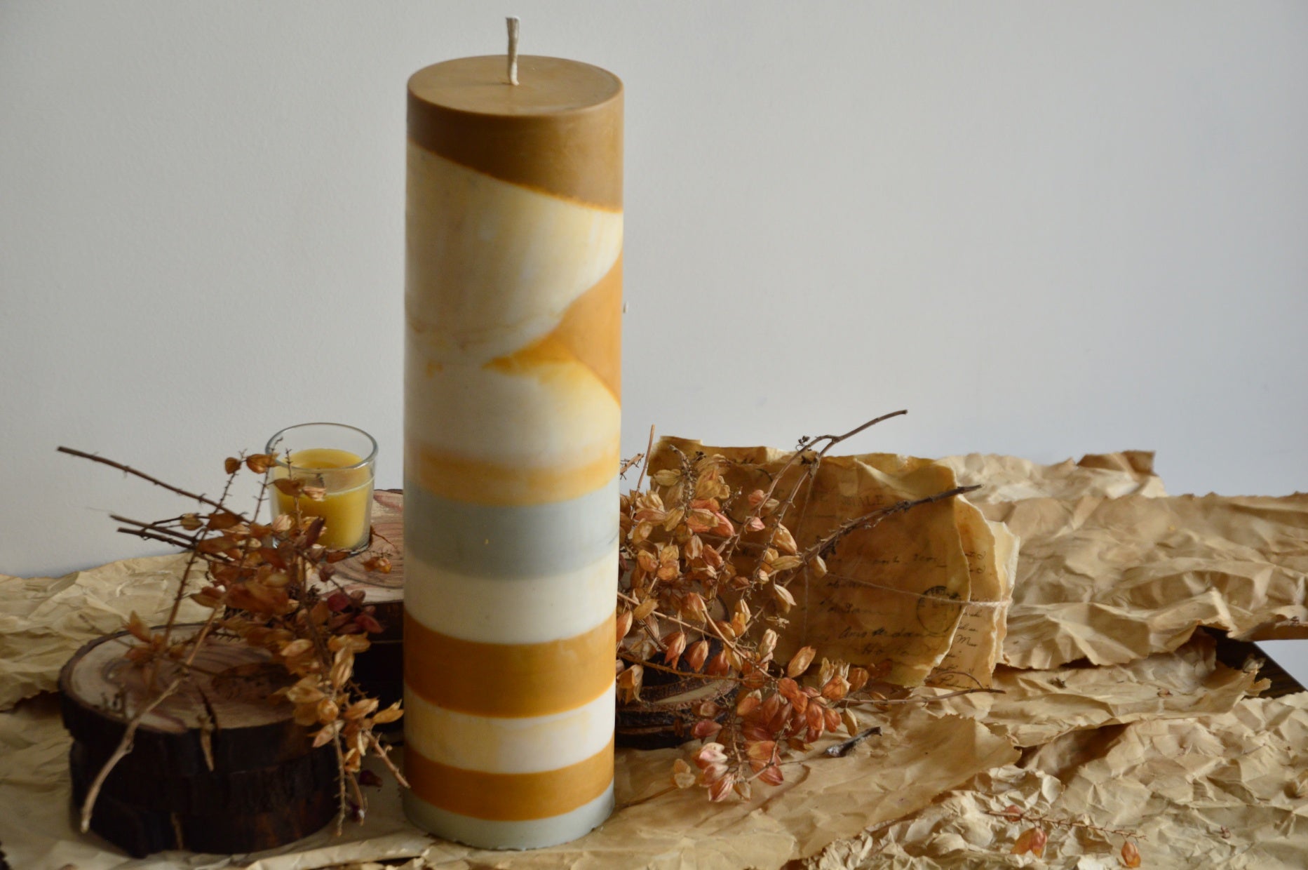 Mighty Pillar Candle | Autumn