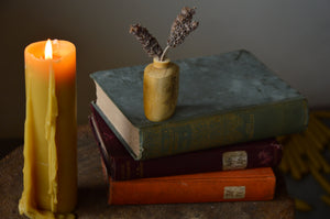 8" Beeswax Pillar Candle