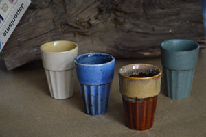 Ceramic Cutting Chai Cups | Set of 4