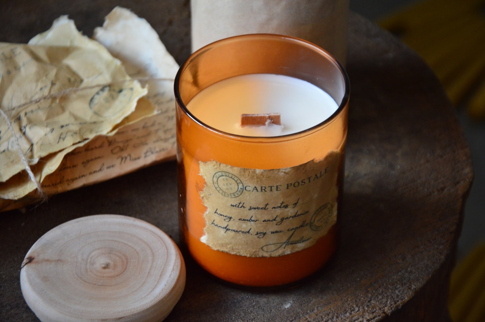 Carte Postale | Wood Wick Candle